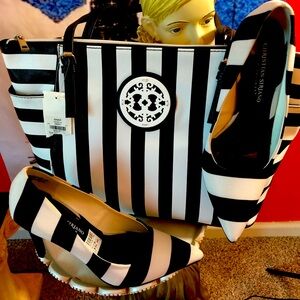 Handbag and match heels